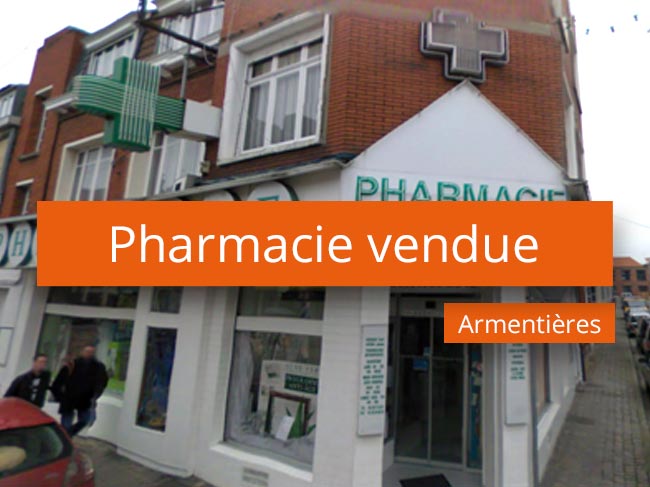 Pharmacie vendue secteur Flandres