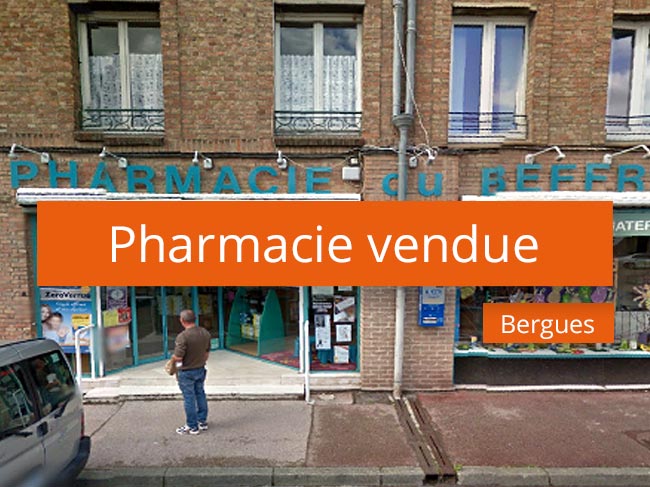 Pharmacie vendue à Bergues