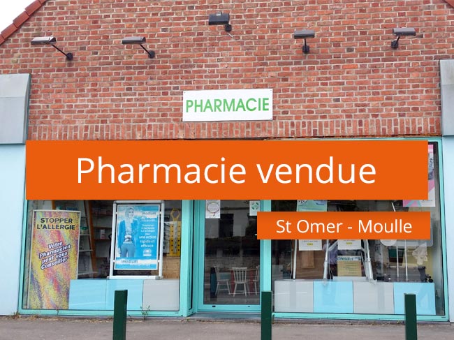 Pharmacie vendue secteur St Omer
