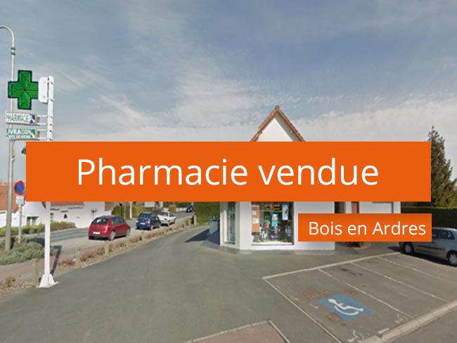 Pharmacie vendue à Bois en Ardres