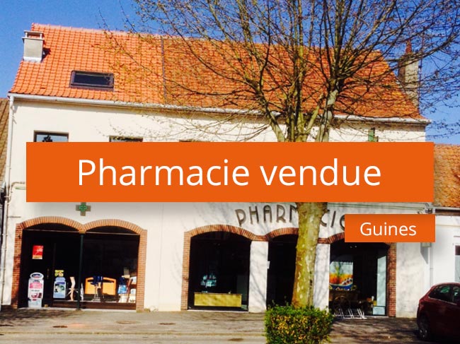 Pharmacie vendue secteur Cote d’Opale