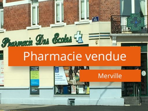 Pharmacie vendue à Merville