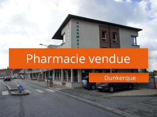 Pharmacie vendue Dunkerque