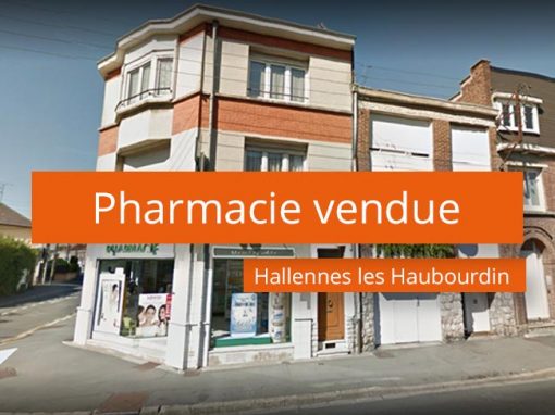 Pharmacie à vendre Métropole Lilloise