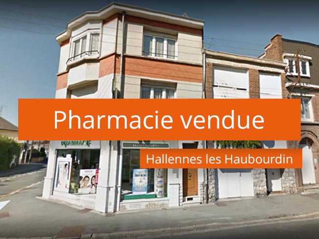 pharmacie à vendre métropole Lilloise