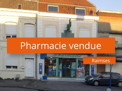 Pharmacie à vendre secteur Valenciennes