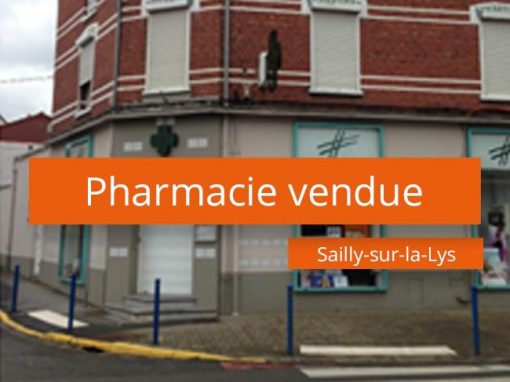 Pharmacie à vendre Axe Béthune Armentières