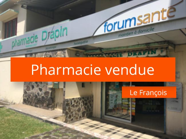 pharmacie à vendre Martinique