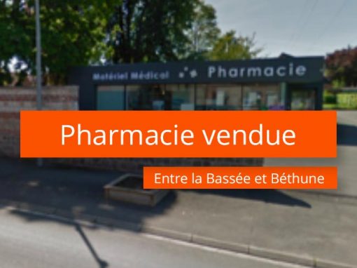 Pharmacie à vendre entre la Bassée et Béthune