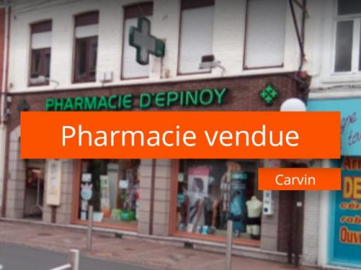 Pharmacie à vendre secteur 20 minutes de Lille